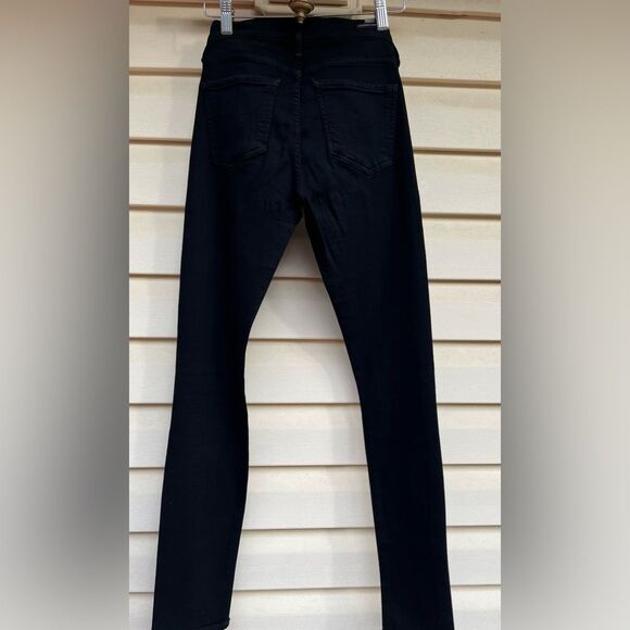 Citizens of Humanity black stretchy tight fit, high waisted skinny jeans, 26 - Picture 1 of 14
